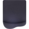 55453S - Tapis de souris InLine®, avec repose-poignet en gel, 235x185x25mm, noir