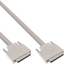 InLine ? Câble SCSI U320, 68 broches micro Centronics (VHD) mâle / mâle, 1,8m