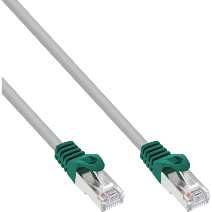 InLine® Crossover Patchkabel, F/UTP, Cat.5e, grau, 1m