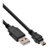 InLine? USB 2.0 Mini-Kabel, USB A ST an Mini-B ST (5pol.), schwarz, 0,3m InLine? USB 2.0 Mini-Kabel, USB A ST an Mini-B ST (5pol.), schwarz, 0,3m