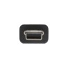 33107J - Câble mini InLine® USB 2.0, USB A ST vers Mini-B ST (5 broches), noir, 0,3 m 33107J - Câble mini InLine® USB 2.0, USB A ST vers Mini-B ST (5 broches), noir, 0,3 m