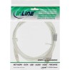 InLine? USB 2.0 Kabel, A an B, transparent, mit Ferritkern, 0,3m InLine? USB 2.0 Kabel, A an B, transparent, mit Ferritkern, 0,3m