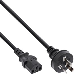16653M - Câble d'alimentation InLine®, fiche d'alimentation chinoise vers fiche d'alimentation C13, 3,0 m