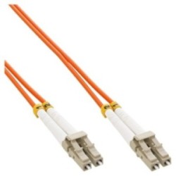 InLine® LWL Duplex Kabel, LC/LC, 50/125µm, OM2, 25m