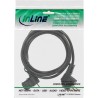 16752D - Câble d'alimentation InLine®, câble de protection / prise IEC C13 coudée à gauche, noir, 3m 16752D - Câble d'alimentation InLine®, câble de protection / prise IEC C13 coudée à gauche, noir, 3m