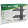 InLine? Wandhalterung, f?r DVD, Bluray, Sat-Receiver, bis 8kg, schwarz InLine? Wandhalterung, f?r DVD, Bluray, Sat-Receiver, bis 8kg, schwarz