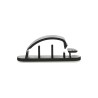 10er Pack InLine? Kabelmanager, mit Klebesockel, 5,4cm, schwarz 10er Pack InLine? Kabelmanager, mit Klebesockel, 5,4cm, schwarz