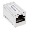 69990C - InLine® Raccord de câble patch métal Cat.6A, 2x RJ45 femelle, blindé