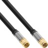 InLine? Premium SAT-Kabel, 4x geschirmt, 2x F-Stecker, 110dB, schwarz, 10m InLine? Premium SAT-Kabel, 4x geschirmt, 2x F-Stecker, 110dB, schwarz, 10m