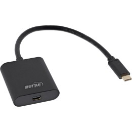 InLine? USB Display Konverter, USB-C ST zu Mini DisplayPort 4K/60Hz, schwarz