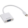 64104S - InLine® Convertisseur d'écran USB, USB-C mâle à VGA femelle, argent