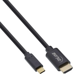 InLine? USB Display Kabel, USB-C Stecker zu HDMI Stecker, 1m