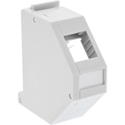 76203 - InLine® Keystone SNAP-In support de module, 1x pour rail DIN