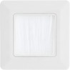 78501 - InLine® Cadre avec passage de brosse, pour TV, blanc RAL9010