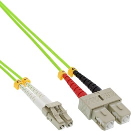 InLine? LWL Duplex Kabel, LC/SC, 50/125?m, OM5, 2m