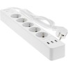 16491T - InLine® Multiprise, 5x contact de sécurité, ÜSS et QC3.0, blanc