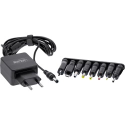 InLine? Universal Steckernetzteil, 5V/15W, mit 8 Wechselsteckern Micro-USB USB-C