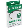 InLine? Basic Slim Audio Y-Kabel 3,5mm Klinke ST an 2x BU, 0,15m