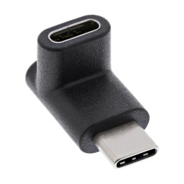 35807 - InLine® Adaptateur USB 3.2 Gen.2, USB-C prise sur C prise femelle, anguleux en haut/en bas 55263