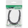 99211I - InLine® Câble audio Slim Jack 3,5mm ST/ST, stéréo, 1m 16659M