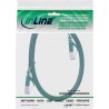 71814G - InLine® Câble patch plat, U/FTP, Cat.6A, vert, 1,5m