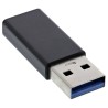 InLine? USB 3.2 Gen.2 Adapter, USB-A Stecker auf USB-C Buchse InLine? USB 3.2 Gen.2 Adapter, USB-A Stecker auf USB-C Buchse