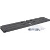 19102A - InLine® 19 rack de rangement Rack pour montage mural, 2U, profondeur 24-40cm, noir