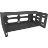 19104B - InLine® 19 rack à roulettes Rack pour montage mural, 4U, profondeur 24-40cm, avec couvercle, noir