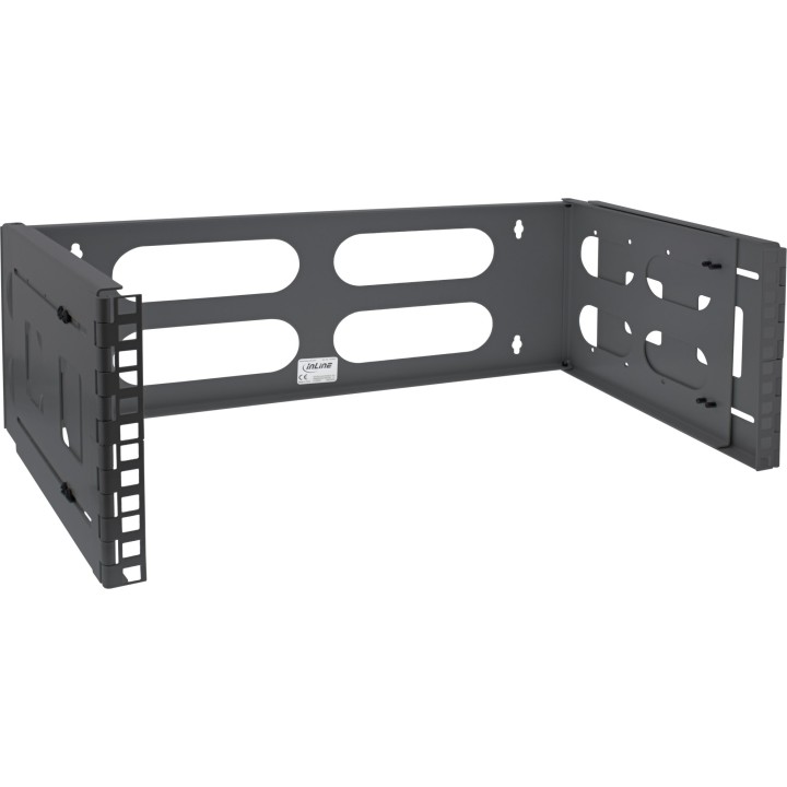 19104A - InLine® 19 Rack pour montage mural, 4UH, profondeur 24-40cm, noir