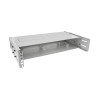 19102D - InLine® 19 rack de rangement Rack pour montage mural, 2U, profondeur 24-40cm, avec couvercle, gris