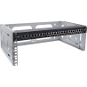 19104C - InLine® 19 rack à roulettes Rack pour le montage mural, 4U, profondeur 24-40cm, gris