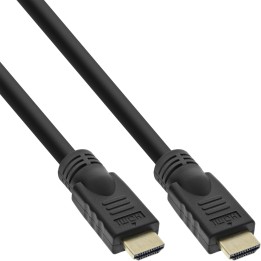 17515Q - InLine® Câble HDMI HiD, HDMI-HS avec Eth, Premium, 4K2K, ST / ST, or, 15m