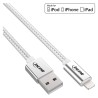 31411A - InLine® Câble Lightning USB, pour iPad, iPhone, iPod, argent/alu, 1m MFi-cert. 31411A - InLine® Câble Lightning USB, pour iPad, iPhone, iPod, argent/alu, 1m MFi-cert.