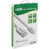 31411A - InLine® Câble Lightning USB, pour iPad, iPhone, iPod, argent/alu, 1m MFi-cert. 31411A - InLine® Câble Lightning USB, pour iPad, iPhone, iPod, argent/alu, 1m MFi-cert.