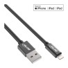31422B - InLine® Câble Lightning USB, pour iPad/iPhone noir/alu, 2m certifié MFi 31422B - InLine® Câble Lightning USB, pour iPad/iPhone noir/alu, 2m certifié MFi