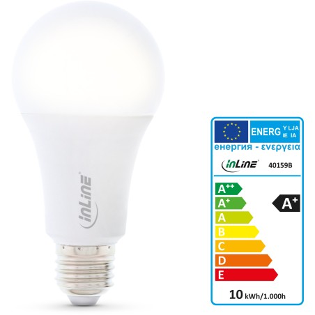 InLine? SmartHome LED Lampe RGB E27, 900LM
