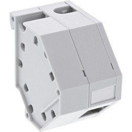 InLine? Keystone SNAP-In LWL Keystone Modulhalter, 1-fach f?r Hutschiene