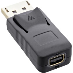 17196A - InLine® DisplayPort Adapter, DisplayPort mâle sur mini DisplayPort femelle, 4K