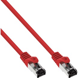InLine? Patchkabel, S/FTP (PiMf), Cat.8.1, 2000MHz, halogenfrei, rot, 7,5m