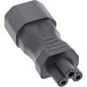 16723B - InLine® Adaptateur de secteur IEC 60320 C14 / C5, 3 broches froid / portable