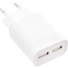 31503W - InLine® USB Chargeur DUO, Adaptateur secteur 2x, 100-240V à 5V/2.1A, blanc