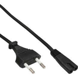 45er Bulk-Pack InLine? Netzkabel, Netzstecker auf Euro 8 C7 Stecker, 3m