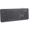 55369A - InLine® Design Keyboard, clavier, câble USB, DE layout, noir
