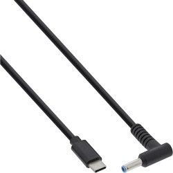 InLine? USB-C zu HP Notebook (rund/klein) Ladekabel, 2m