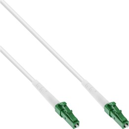 InLine? LWL Simplex Kabel, FTTH, LC/APC 8? zu LC/APC 8?, 9/125?m, OS2, 50m