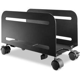 23192A - InLine® PC-Trolley, Aide au roulement pour boîtier d'ordinateur, max 10kg, noir