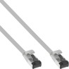 InLine? Patchkabel flach, U/FTP, Cat.8.1, TPE halogenfrei, grau, 0,25m InLine? Patchkabel flach, U/FTP, Cat.8.1, TPE halogenfrei, grau, 0,25m
