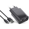 31503D - InLine® USB DUO Chargeur, Adaptateur secteur 2x  Micro-câble USB