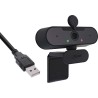 InLine? Webcam FullHD 1920x1080/30Hz mit Autofokus, USB-A Anschlusskabel