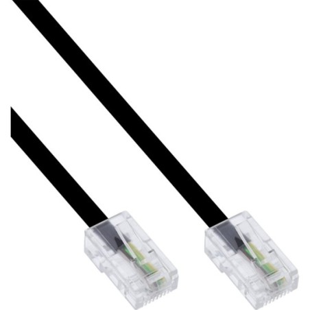 Câble de raccordement ISDN, InLine®, RJ45 mâle/mâle 10m